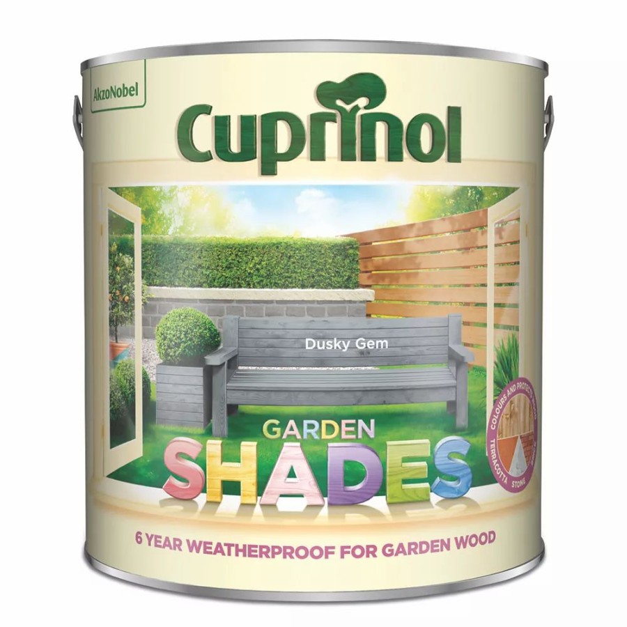 Decorating * | Cuprinol Garden Shades Wood Paint Matt Dusky Gem 2.5Ltr