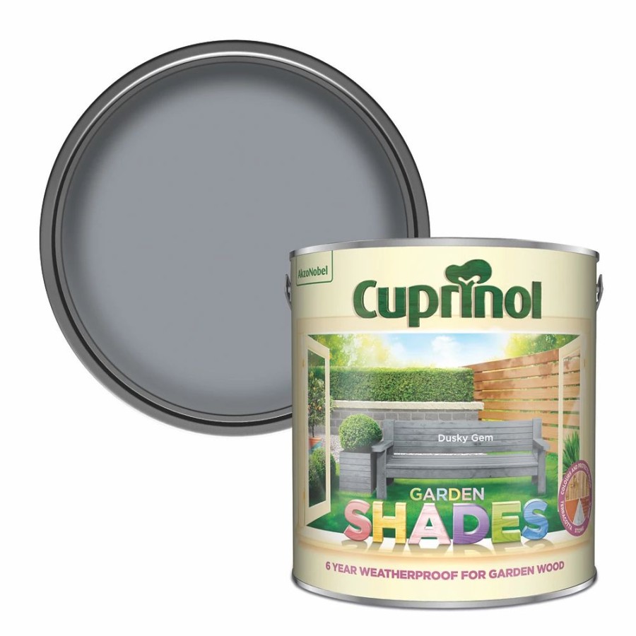 Decorating * | Cuprinol Garden Shades Wood Paint Matt Dusky Gem 2.5Ltr