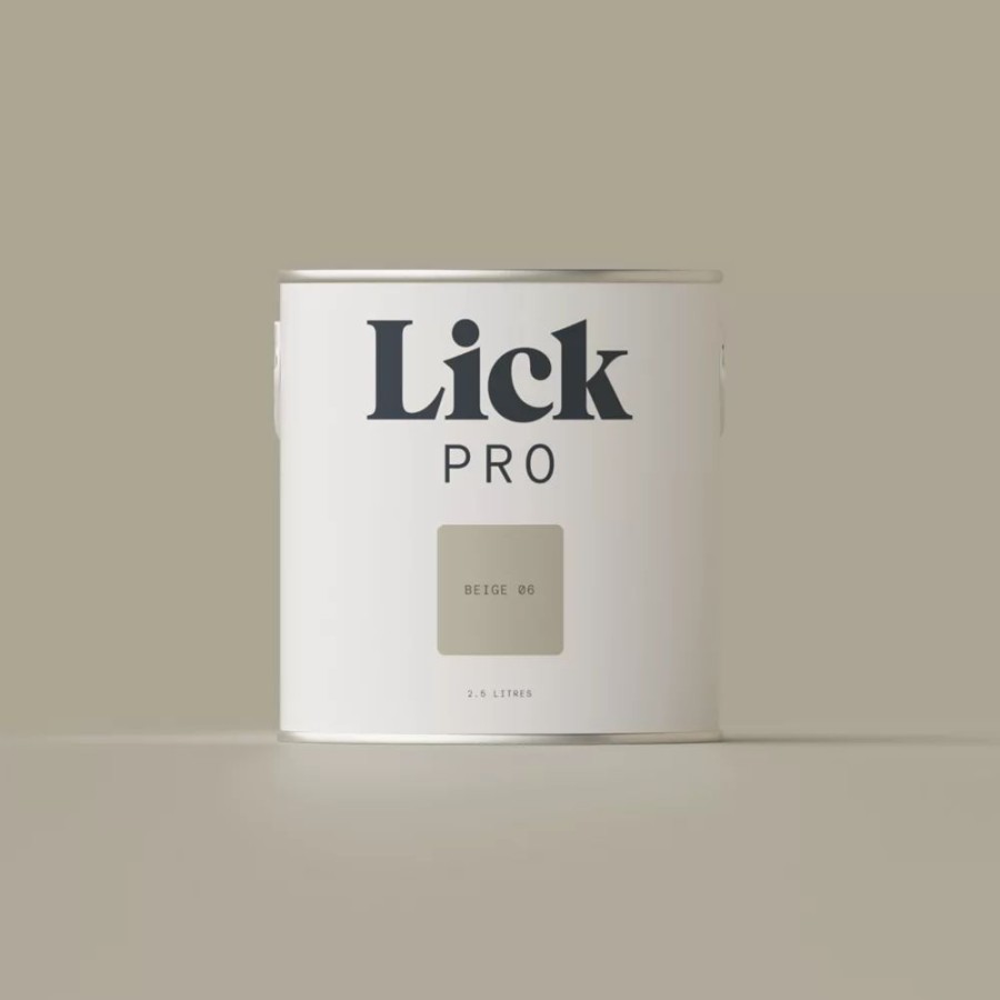 Decorating * | Lickpro Eggshell Beige 06 Emulsion Paint 2.5Ltr