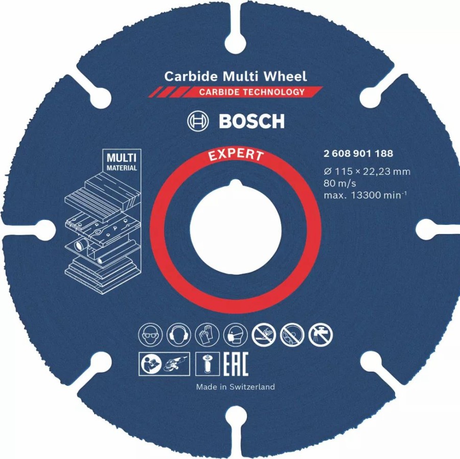 Angle Grinder Discs * | Bosch Expert Wood/Metal/Plastic Multi-Wheel 4 1/2" (115Mm) X 1 X 22.23Mm