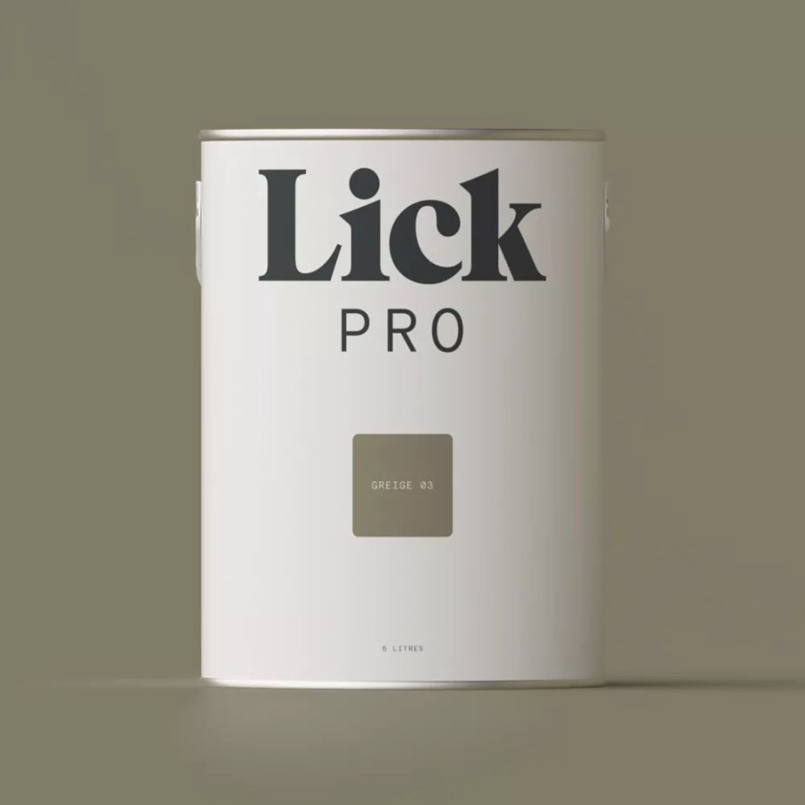 Decorating * | Lickpro Eggshell Greige 03 Emulsion Paint 5Ltr