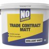 Decorating * | No Nonsense Matt Brilliant White Emulsion Contract Paint 10Ltr