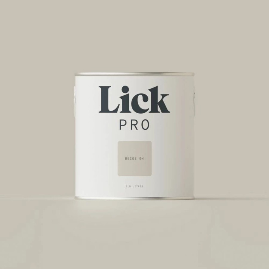 Decorating * | Lickpro Eggshell Beige 04 Emulsion Paint 2.5Ltr