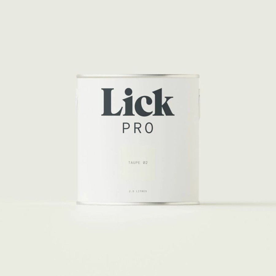 Decorating * | Lickpro Matt Taupe 02 Emulsion Paint 2.5Ltr