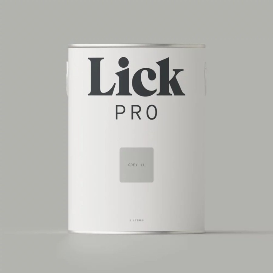 Decorating * | Lickpro Matt Grey 11 Emulsion Paint 5Ltr