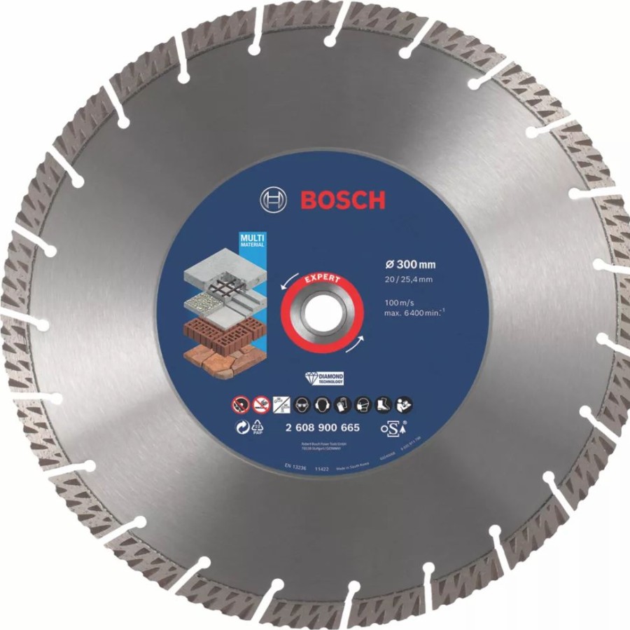 Cutting & Blades * | Bosch Expert Masonry Diamond Cutting Disc 300 X 20/25.4Mm