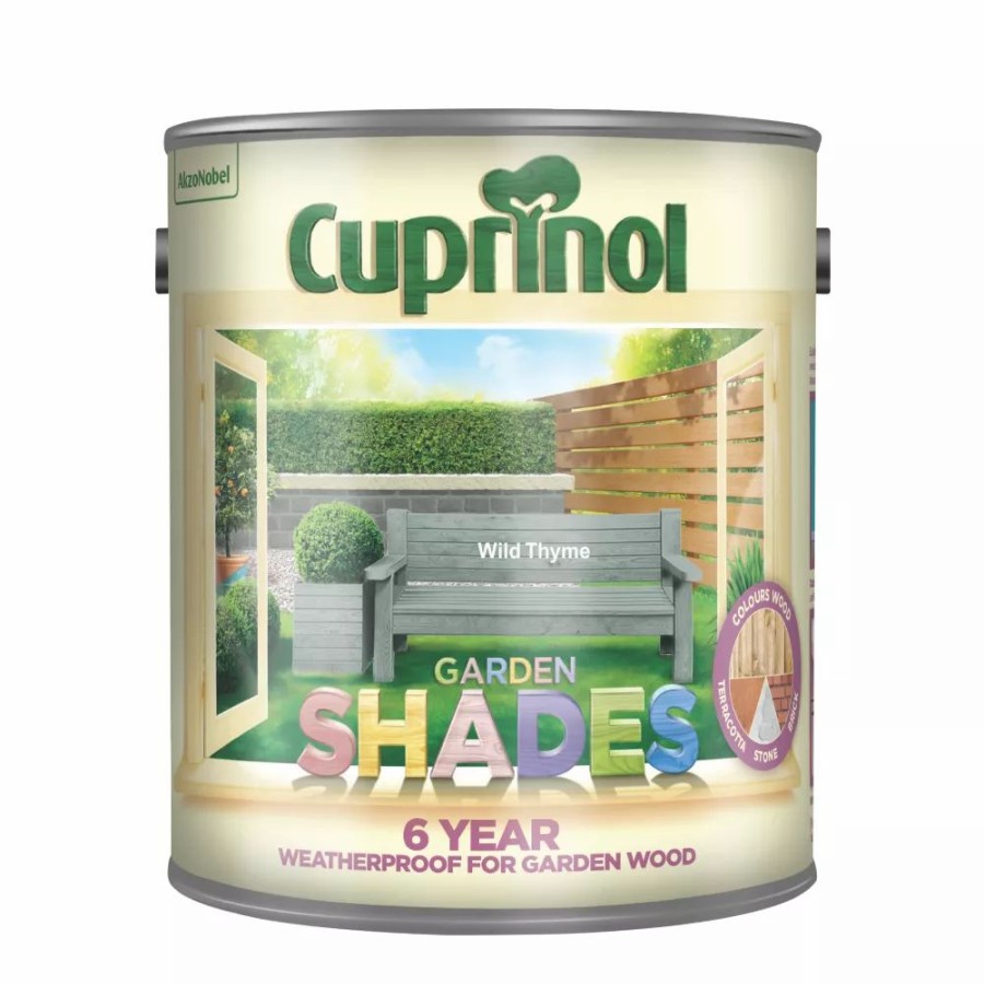 Decorating * | Cuprinol Garden Shades Wood Paint Matt Wild Thyme 2.5Ltr