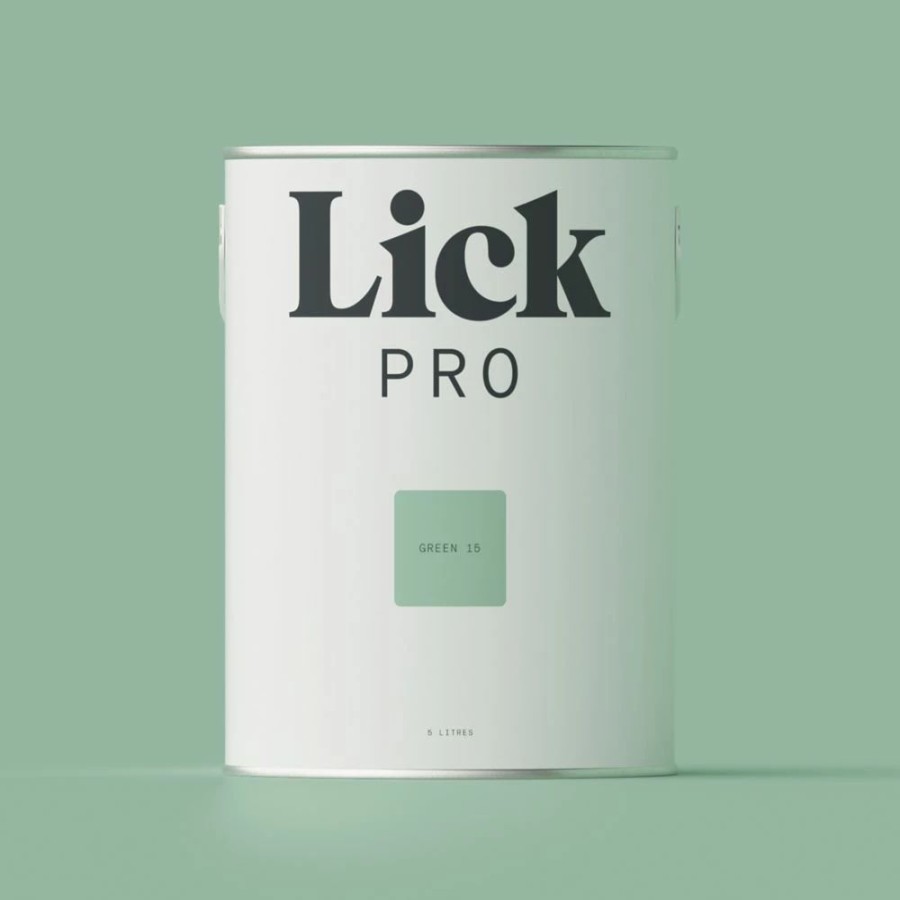 Decorating * | Lickpro Eggshell Green 15 Emulsion Paint 5Ltr