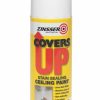 Decorating * | Zinsser Covers Up Vertical Ceiling Spray Paint Flat White 400Ml