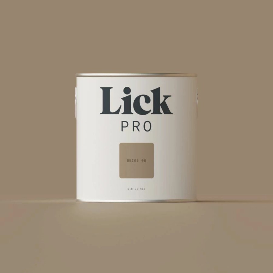 Decorating * | Lickpro Eggshell Beige 08 Emulsion Paint 2.5Ltr