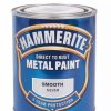 Decorating * | Hammerite Smooth Smooth Metal Paint Silver 750Ml