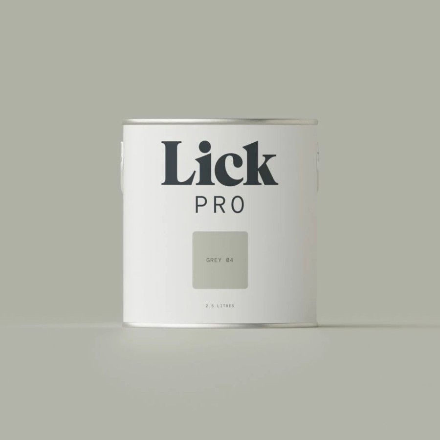 Decorating * | Lickpro Eggshell Grey 04 Emulsion Paint 2.5Ltr