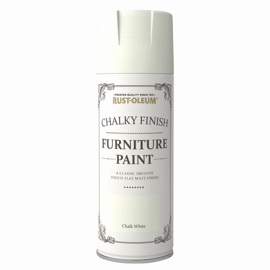 Decorating * | Rust-Oleum Universal Furniture Spray Paint Chalk White 400Ml