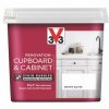 Decorating * | V33 Satin White Trim Cabinet Paint 750Ml