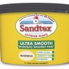 Decorating * | Sandtex Ultra Smooth Masonry Paint Magnolia 10Ltr