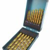 Drilling * | Erbauer Straight Shank Hss Drill Bits 25 Piece Set