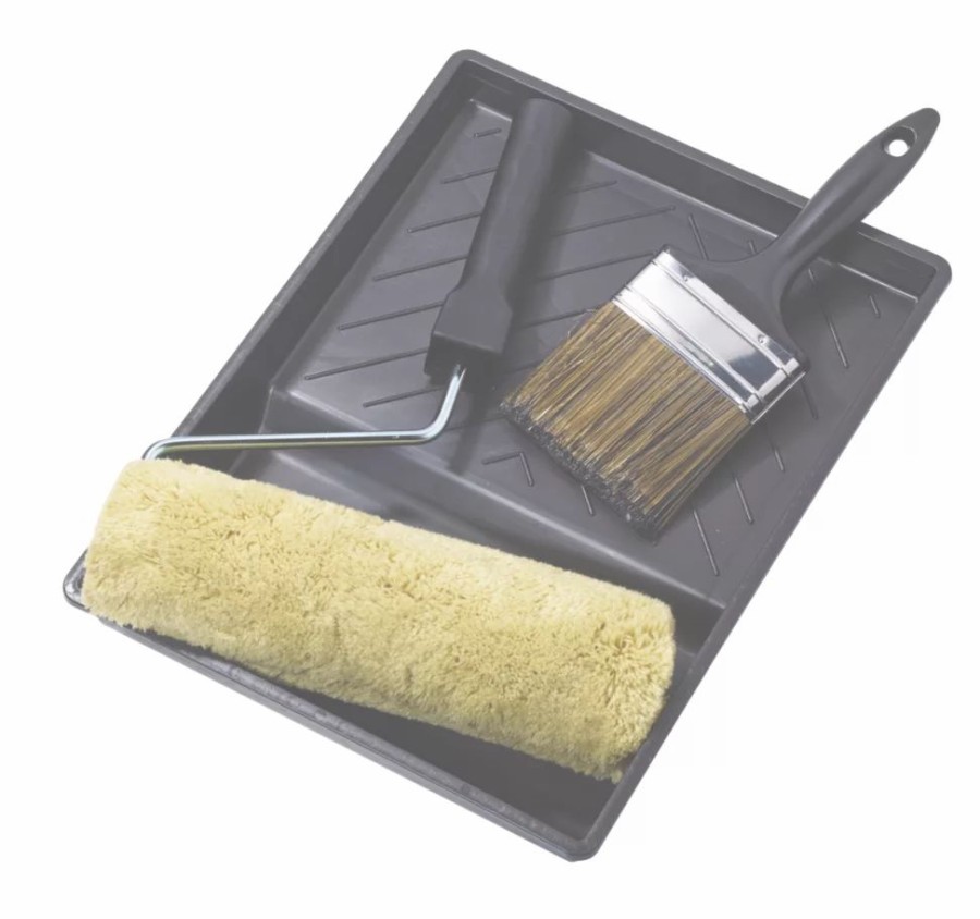 Decorating * | No Nonsense Extra Long Pile Masonry Roller & Brush Kit 4 Piece Set