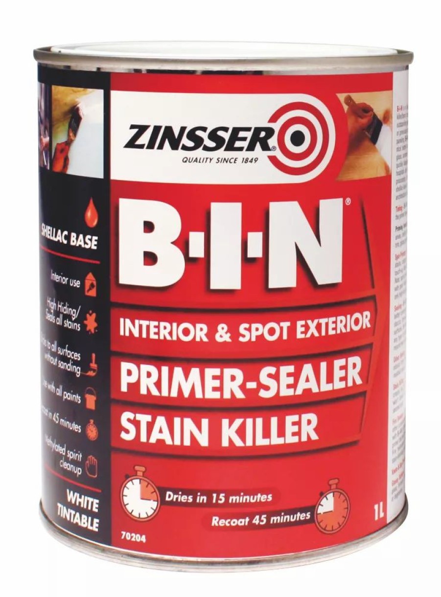 Decorating * | Zinsser B-I-N Shellac-Based Primer Sealer 1Ltr