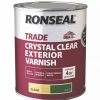 Decorating * | Ronseal Trade Exterior Varnish Matt Clear 750Ml