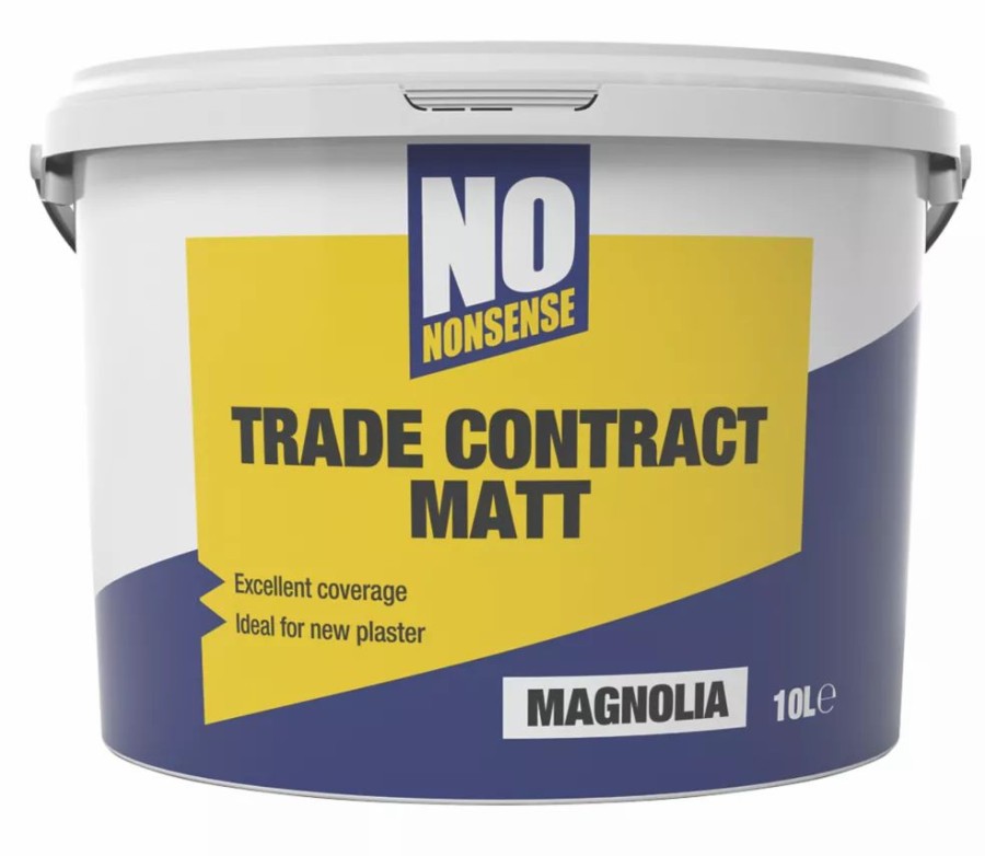 Decorating * | No Nonsense Matt Magnolia Emulsion Paint 10Ltr