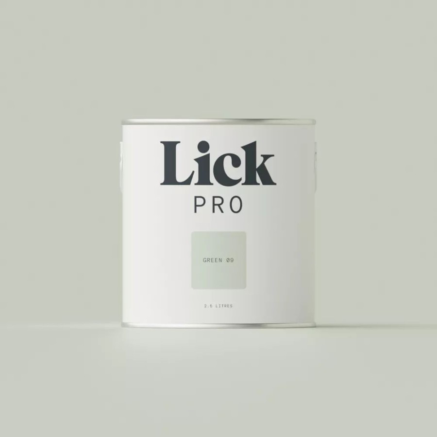 Decorating * | Lickpro Matt Green 09 Emulsion Paint 2.5Ltr