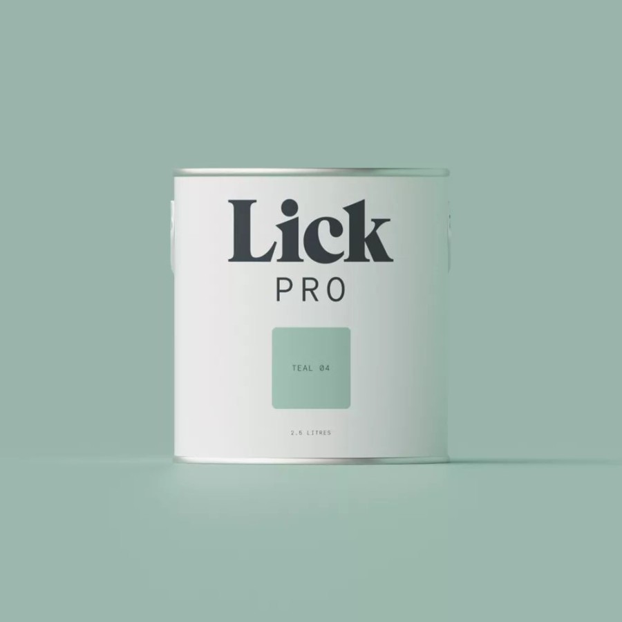 Decorating * | Lickpro Matt Teal 04 Emulsion Paint 2.5Ltr