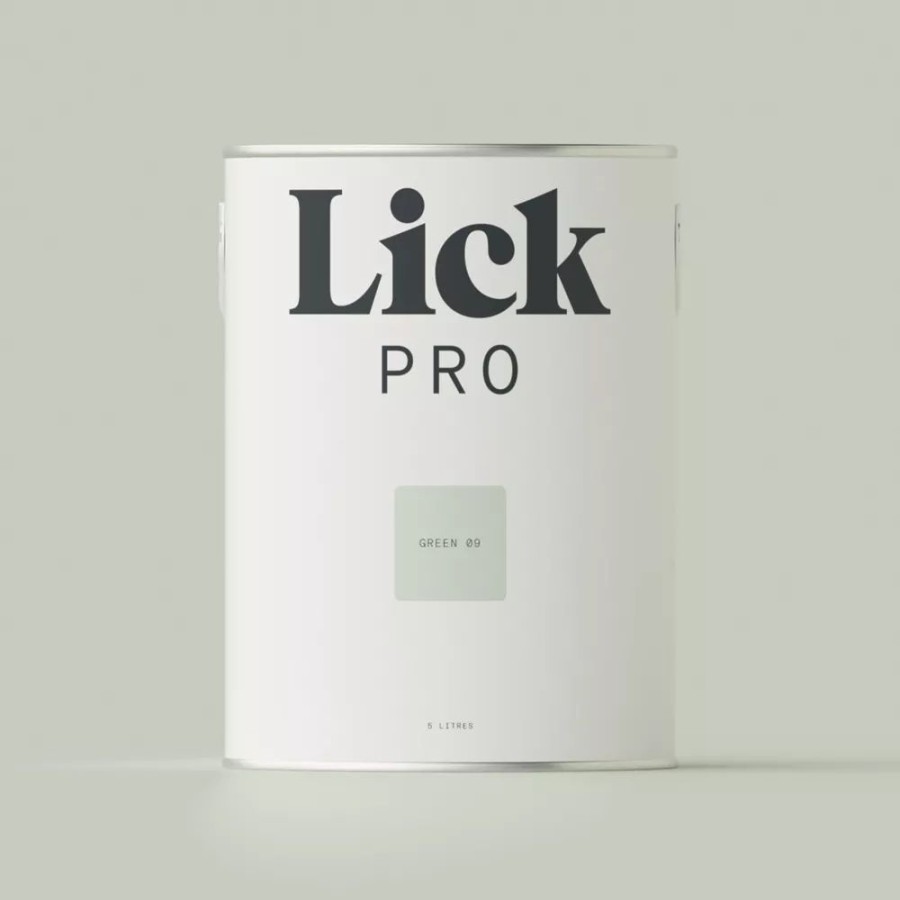 Decorating * | Lickpro Matt Green 09 Emulsion Paint 5Ltr