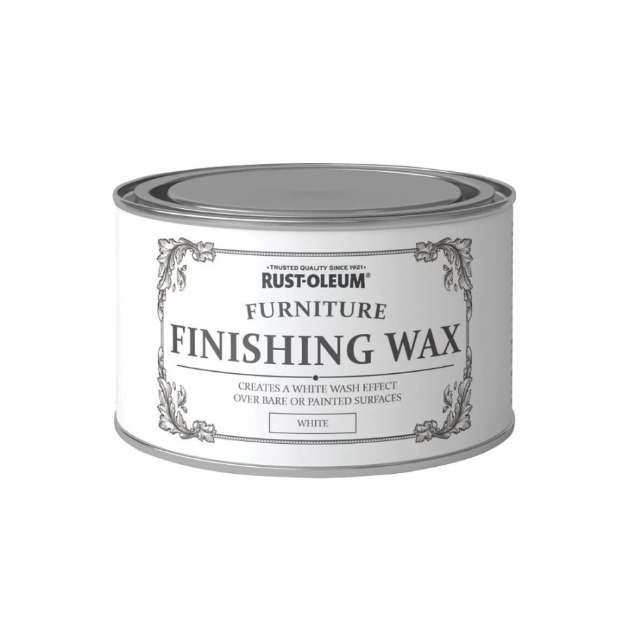 Decorating * | Rust-Oleum Universal Furniture Finishing Wax Matt White 400Ml