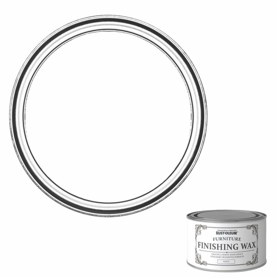 Decorating * | Rust-Oleum Universal Furniture Finishing Wax Matt White 400Ml