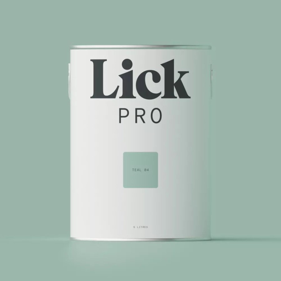 Decorating * | Lickpro Matt Teal 04 Emulsion Paint 5Ltr