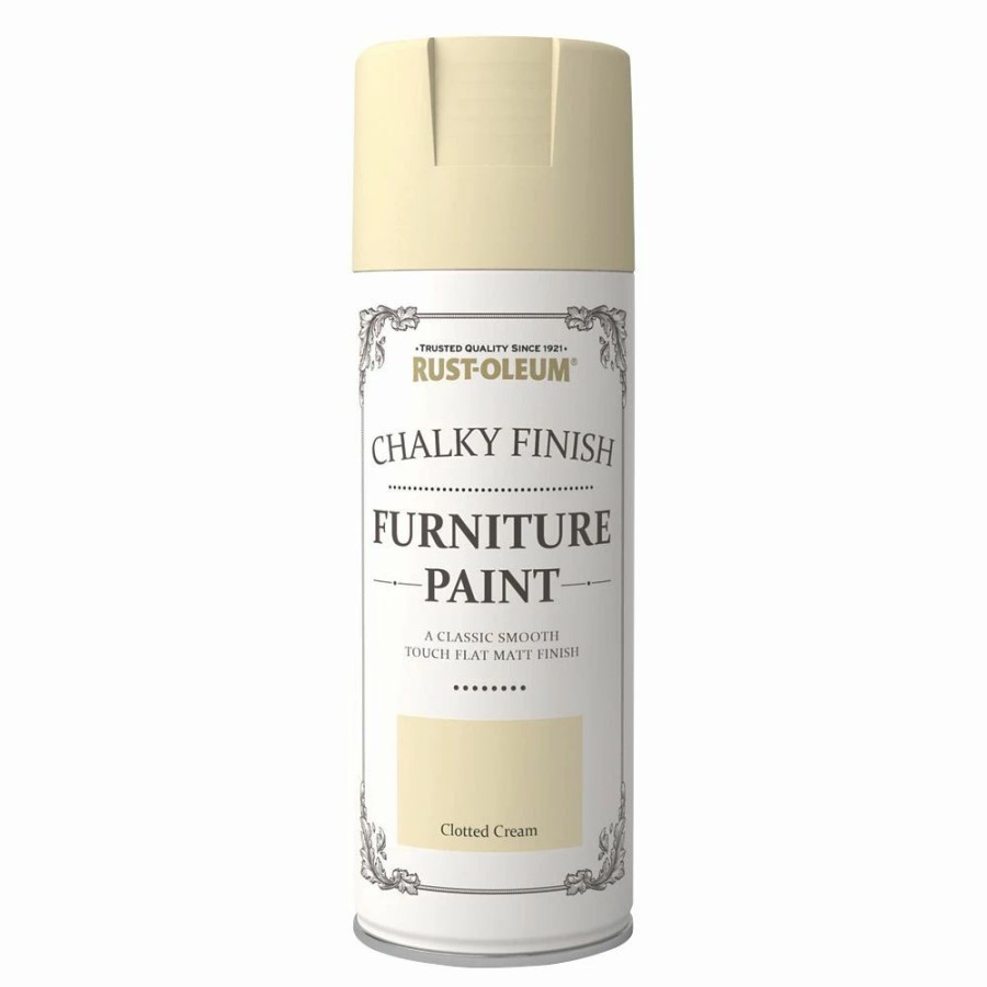 Decorating * | Rust-Oleum Universal Furniture Spray Paint Chalky Clotted Cream 400Ml