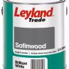 Decorating * | Leyland Trade Satin Brilliant White Trim Paint 2.5Ltr