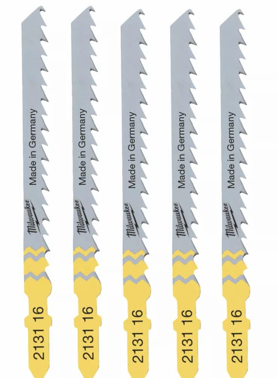 Cutting & Blades * | Milwaukee 4932213116 Multi-Material Jigsaw Blade 75Mm 5 Pack