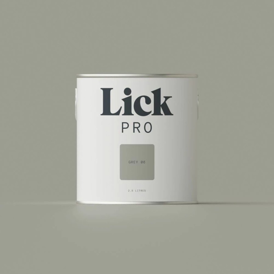 Decorating * | Lickpro Eggshell Grey 06 Emulsion Paint 2.5Ltr