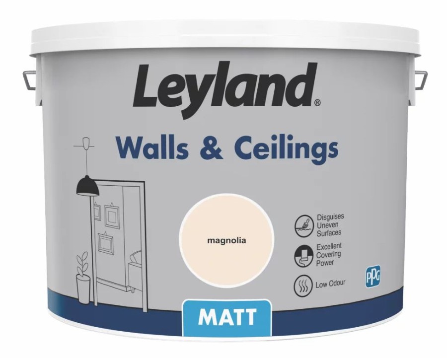 Decorating * | Leyland Retail Retail Matt Magnolia Emulsion Paint 10Ltr