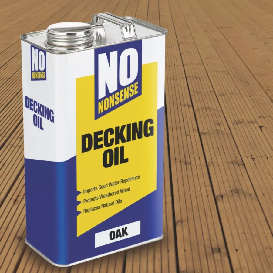 Decorating * | No Nonsense Timber Decking Oil Oak 5Ltr