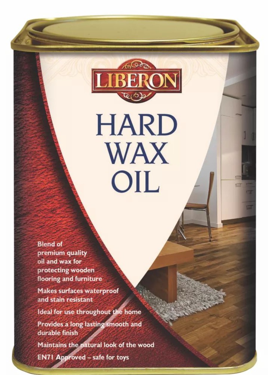 Decorating * | Liberon Hard Wax Oil For Wooden Furniture & Floors Matt 1Ltr