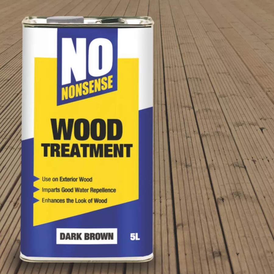 Decorating * | No Nonsense Wood Treatment Dark Brown 5Ltr