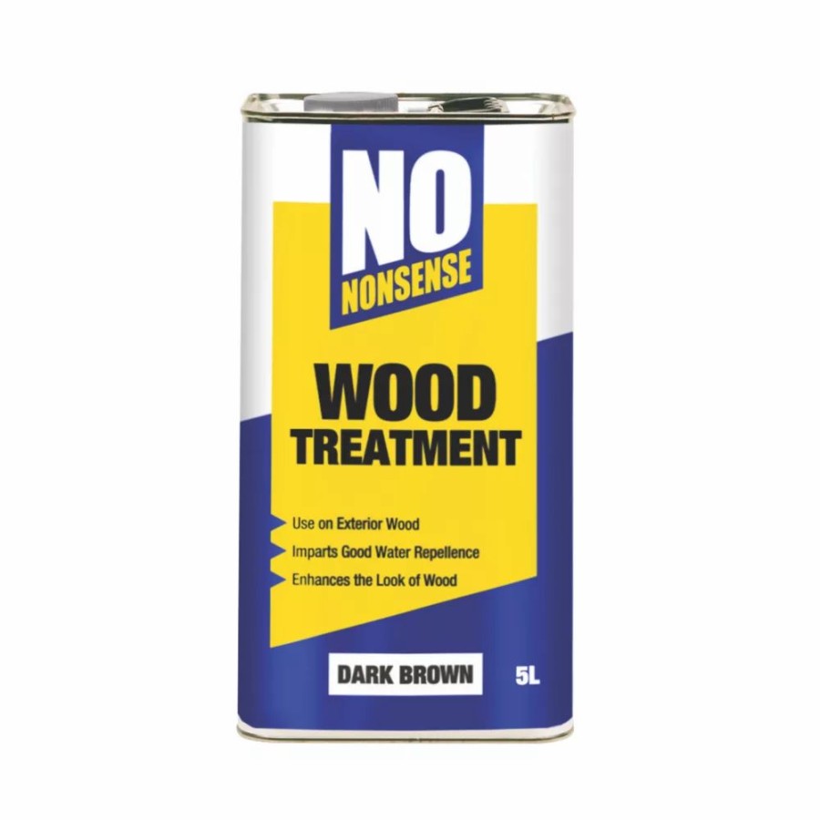 Decorating * | No Nonsense Wood Treatment Dark Brown 5Ltr