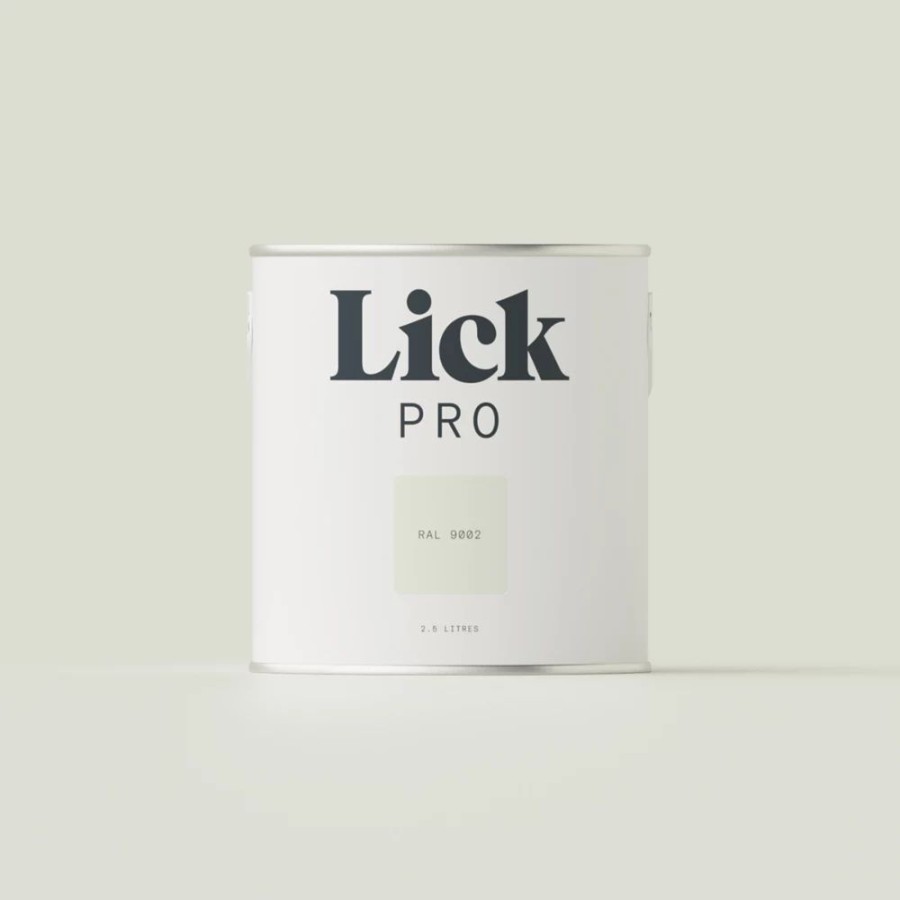 Decorating * | Lickpro Matt Grey Ral 9002 Emulsion Paint 2.5Ltr