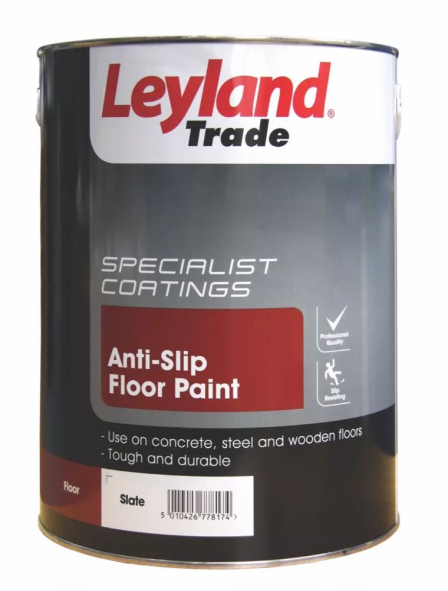 Decorating * | Leyland Trade Anti-Slip Floor Paint Slate 5Ltr