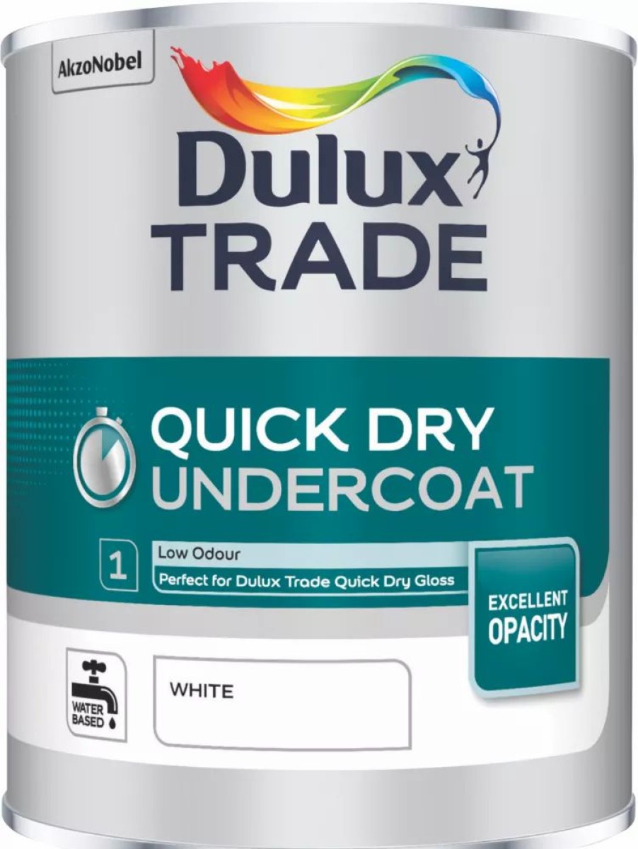 Decorating * | Dulux Trade Quick-Dry Undercoat 1Ltr