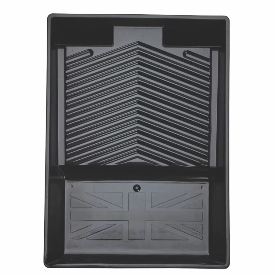 Decorating * | Harris Trade 9" Deep Ridge Paint Tray Black