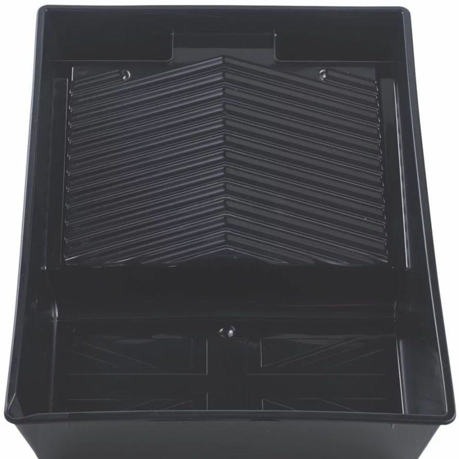 Decorating * | Harris Trade 9" Deep Ridge Paint Tray Black