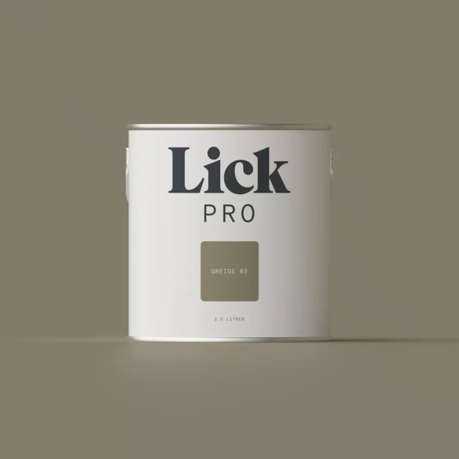 Decorating * | Lickpro Matt Greige 03 Emulsion Paint 2.5Ltr