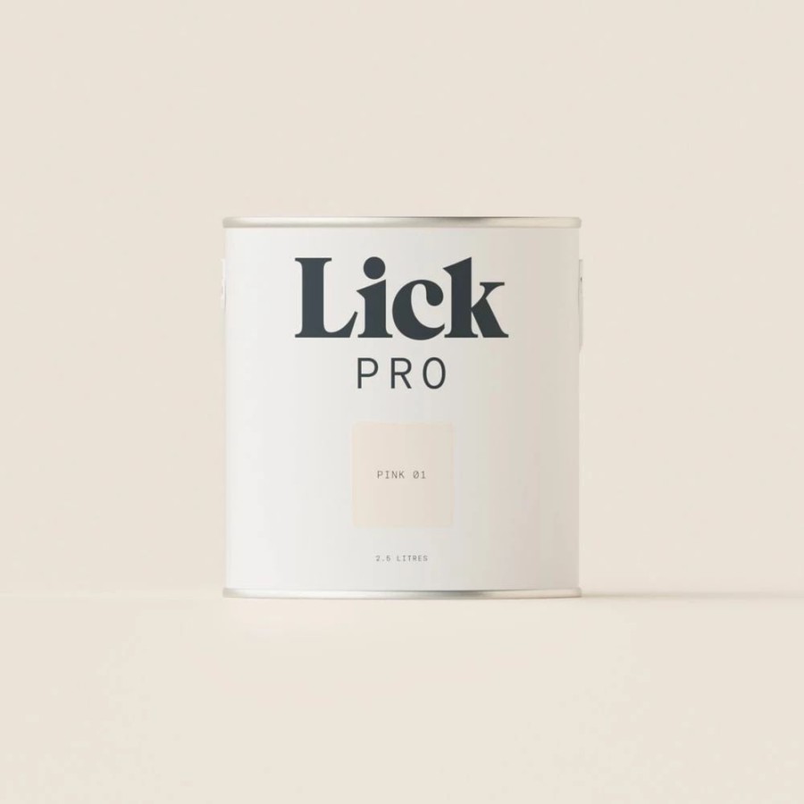 Decorating * | Lickpro Eggshell Pink 01 Emulsion Paint 2.5Ltr