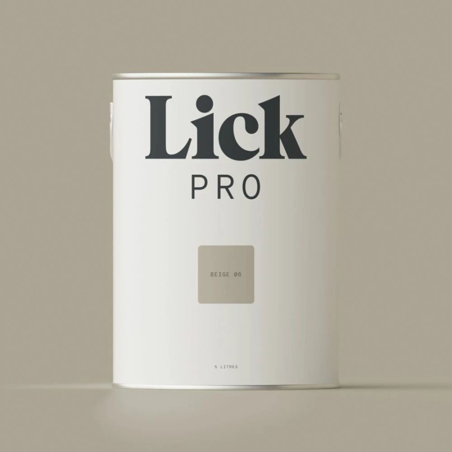 Decorating * | Lickpro Matt Beige 06 Emulsion Paint 5Ltr