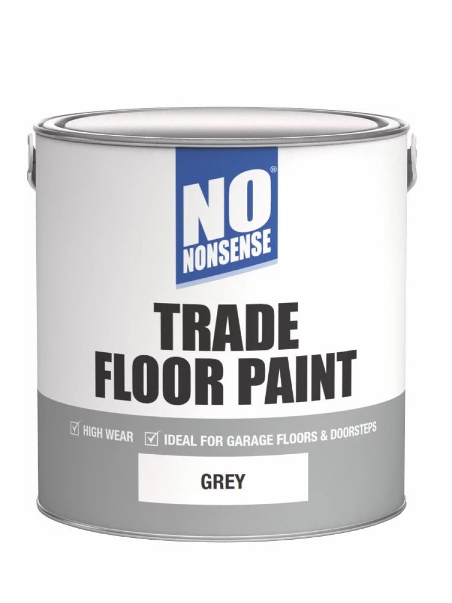 Decorating * | No Nonsense Trade Floor Paint Grey 2.5Ltr