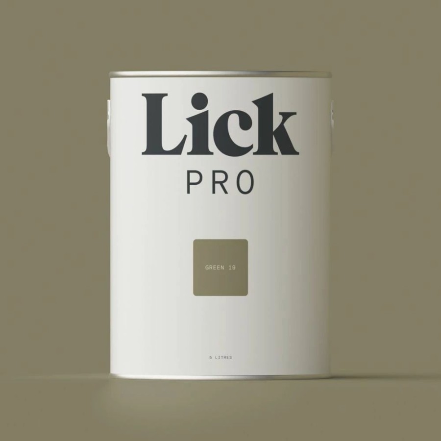 Decorating * | Lickpro Matt Green 19 Emulsion Paint 5Ltr