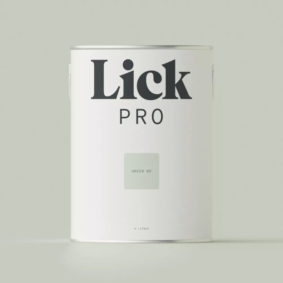 Decorating * | Lickpro Eggshell Green 09 Emulsion Paint 5Ltr